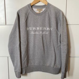 Grey Burberry Sweater